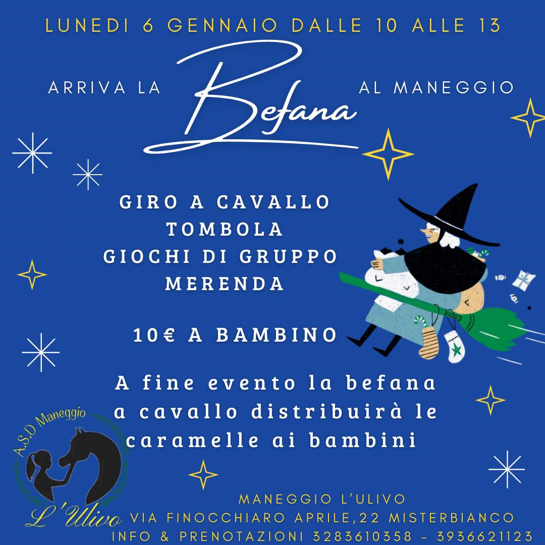 Befana a cavallo